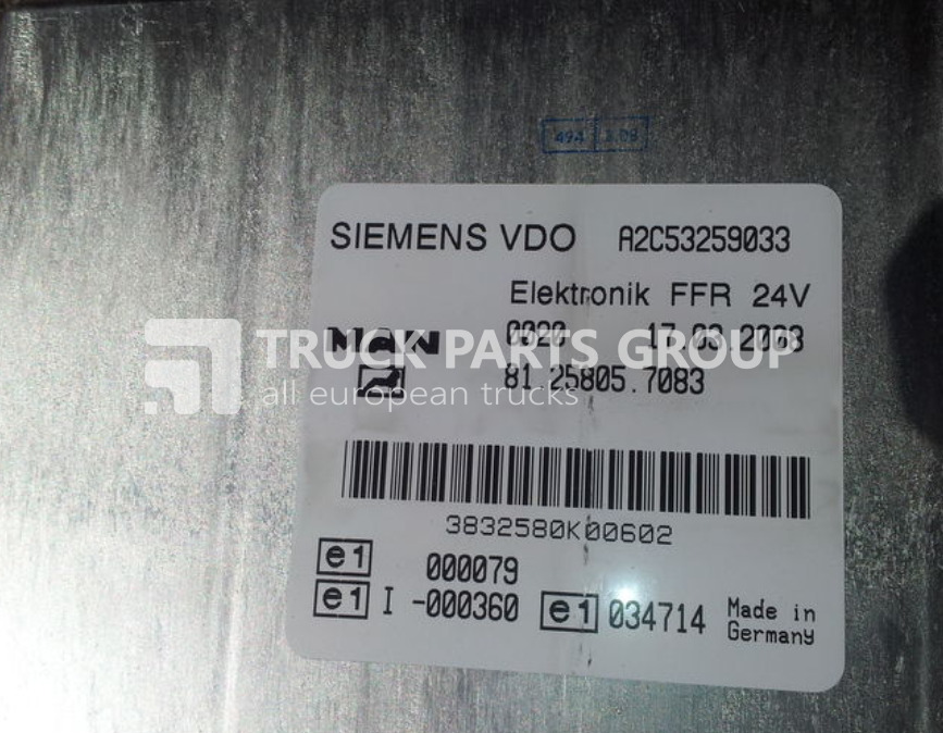 MAN TGX ignition set >>>>> BOSCH 0281020067 + PTM + chip key, EURO 5 control unit - ECU za Tovornjak: slika 3 MAN TGX ignition set >>>>> BOSCH 0281020067 + PTM + chip key, EURO 5 control unit - ECU za Tovornjak: slika 3
