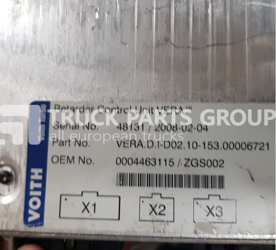 MERCEDES-BENZ EURO3, EURO4, EURO5 RET electronics VOITH retarder contro control unit - ECU za Avtobus: slika 1 MERCEDES-BENZ EURO3, EURO4, EURO5 RET electronics VOITH retarder contro control unit - ECU za Avtobus: slika 1