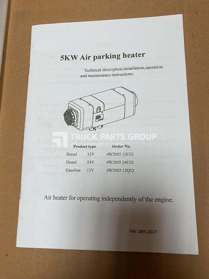 WEBASTO, EBERSPACHER air tonic cab heater, air parking heater, 2 kw, 5 kw air heater - Ogrevanje/ Prezračevanje za Tovornjak: slika 4 WEBASTO, EBERSPACHER air tonic cab heater, air parking heater, 2 kw, 5 kw air heater - Ogrevanje/ Prezračevanje za Tovornjak: slika 4