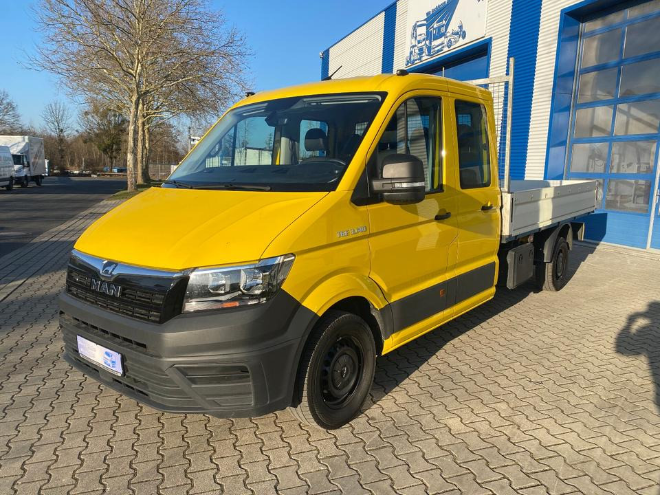 MAN TGE 3.140 Doka Pritsche Lang *STANDHZG* AHK*24 MONATE GARANTIE*1.HAND*INKL.19% MWST*SOFORT!* - Dostavno vozilo s kesonom, Dostavno vozilo z dvojno kabino: slika 3 MAN TGE 3.140 Doka Pritsche Lang *STANDHZG* AHK*24 MONATE GARANTIE*1.HAND*INKL.19% MWST*SOFORT!* - Dostavno vozilo s kesonom, Dostavno vozilo z dvojno kabino: slika 3