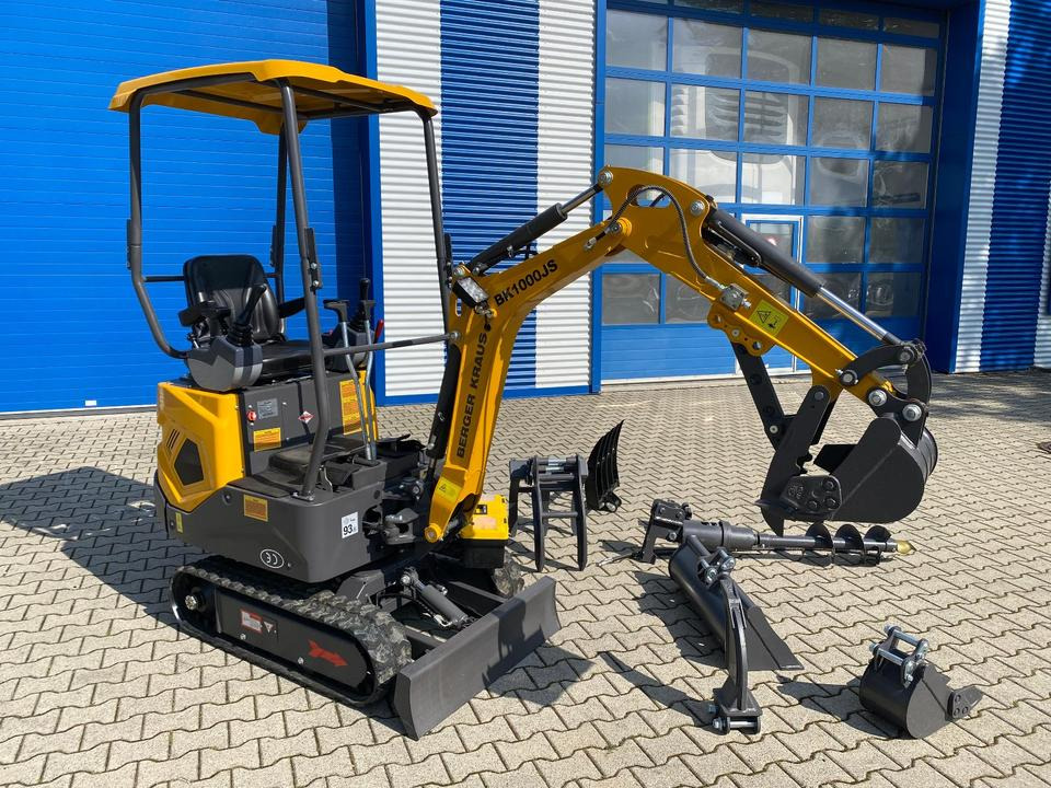 Mini bager Minibagger BK1000JS inkl. kleinem Zubehörpaket *HERBSTAKTION*INKL.19% MWST*BERGER KRAUS*SOFORT!*: slika 6