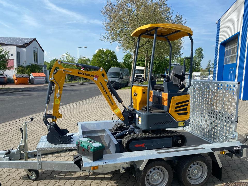 Minibagger BK1250JS + Tieflader + Zubehör *INKL.19% MWST*KUBOTA*BERGER KRAUS*JOYSTICK*SOFORT!* - Mini bager, Prikolica: slika 5 Minibagger BK1250JS + Tieflader + Zubehör *INKL.19% MWST*KUBOTA*BERGER KRAUS*JOYSTICK*SOFORT!* - Mini bager, Prikolica: slika 5