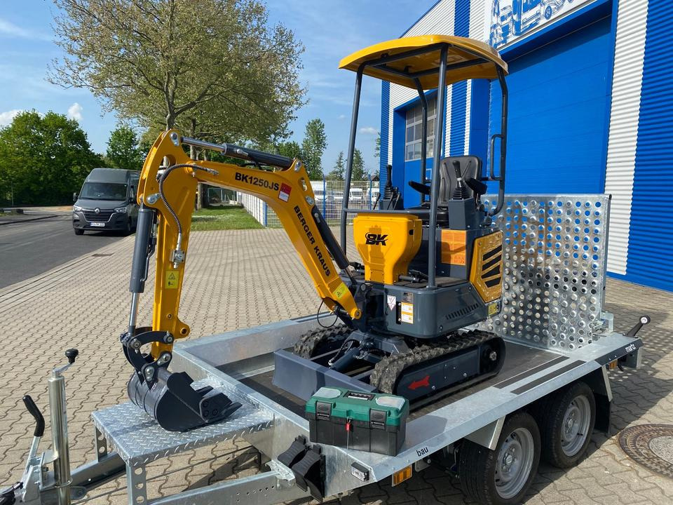 Minibagger BK1250JS + Tieflader + Zubehör *INKL.19% MWST*KUBOTA*BERGER KRAUS*JOYSTICK*SOFORT!* - Mini bager, Prikolica: slika 4 Minibagger BK1250JS + Tieflader + Zubehör *INKL.19% MWST*KUBOTA*BERGER KRAUS*JOYSTICK*SOFORT!* - Mini bager, Prikolica: slika 4