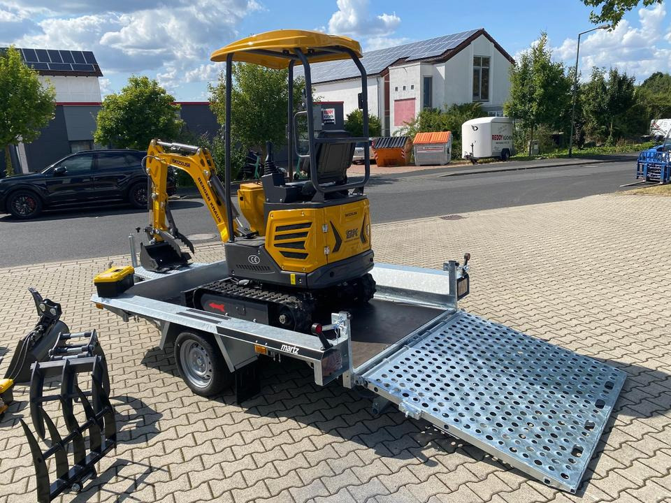 Mini bager Minibagger BK1250JSR + Tieflader + Zubehör *INKL.19% MWST*BERGER KRAUS*VERSTELLFAHRWERK* KUBOTA*SOFORT!*: slika 9