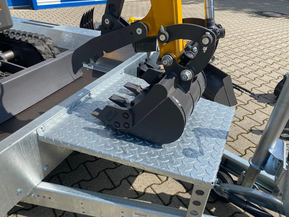 Mini bager Minibagger BK1250JSR + Tieflader + Zubehör *INKL.19% MWST*BERGER KRAUS*VERSTELLFAHRWERK* KUBOTA*SOFORT!*: slika 8