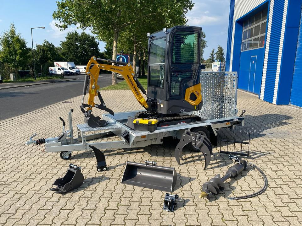 Minibagger BK1250KJSR + Tieflader + Zubehör *INKL.19% MWST*BERGER KRAUS*VERSTELLFAHRWERK* KUBOTA*SOFORT!* - Mini bager: slika 2 Minibagger BK1250KJSR + Tieflader + Zubehör *INKL.19% MWST*BERGER KRAUS*VERSTELLFAHRWERK* KUBOTA*SOFORT!* - Mini bager: slika 2