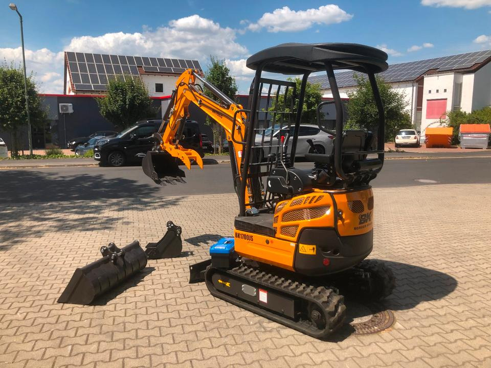 Minibagger BK1700JS + Schaufelpaket *INKL.19% MWST*BERGER KRAUS*KUBOTA*JOYST*SOFORT! - Mini bager: slika 5 Minibagger BK1700JS + Schaufelpaket *INKL.19% MWST*BERGER KRAUS*KUBOTA*JOYST*SOFORT! - Mini bager: slika 5