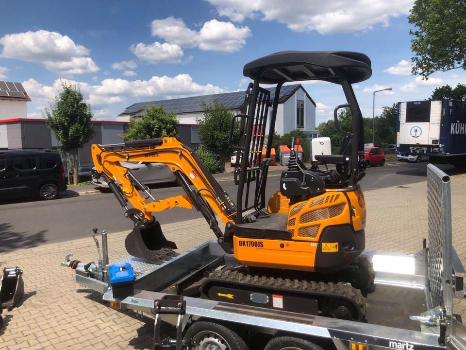 Minibagger BK1700JS +Tieflader +Zubehör *INKL.19% MWST*BERGER KRAUS*KUBOTA*JOYST*SOFORT! - Mini bager, Prikolica: slika 4 Minibagger BK1700JS +Tieflader +Zubehör *INKL.19% MWST*BERGER KRAUS*KUBOTA*JOYST*SOFORT! - Mini bager, Prikolica: slika 4