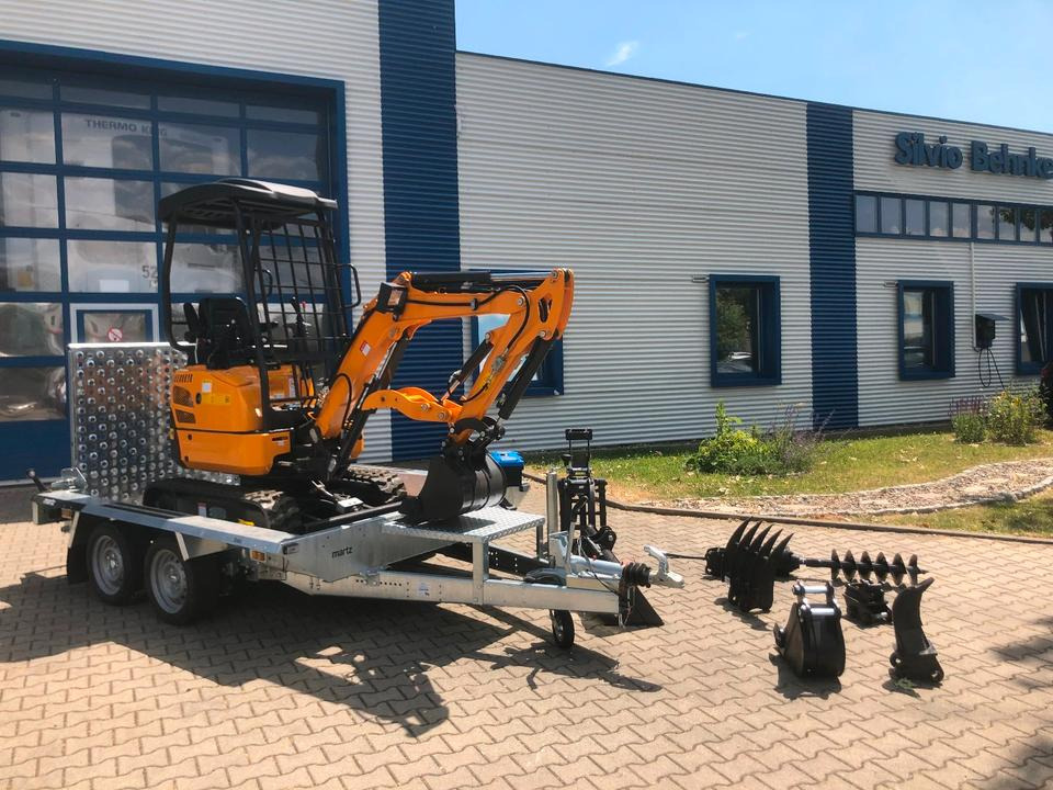 Minibagger BK1700JS + Tieflader + Zubehör *INKL.19% MWST*BERGER KRAUS*KUBOTA*JOYST*SOFORT! - Mini bager, Prikolica: slika 4 Minibagger BK1700JS + Tieflader + Zubehör *INKL.19% MWST*BERGER KRAUS*KUBOTA*JOYST*SOFORT! - Mini bager, Prikolica: slika 4