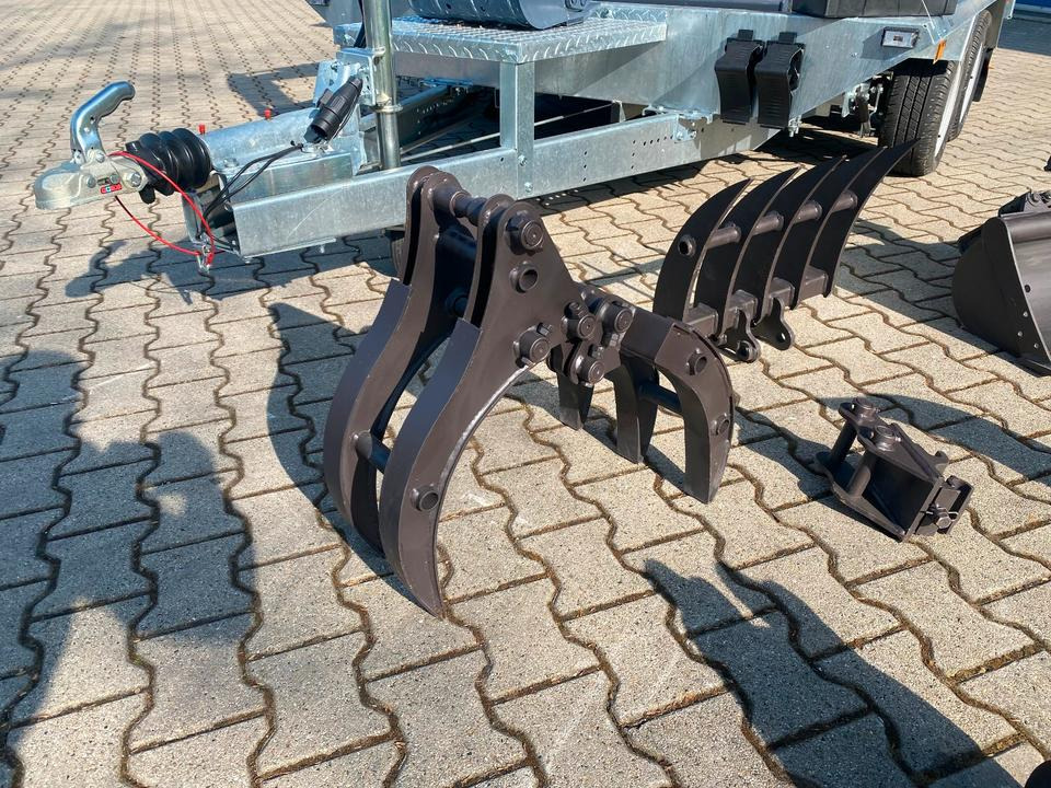 Minibagger BK950JS + Tieflader + Zubehör *INKL.19% MWST*BERGER KRAUS*JOYSTICK*SOFORT!* - Mini bager, Prikolica: slika 4 Minibagger BK950JS + Tieflader + Zubehör *INKL.19% MWST*BERGER KRAUS*JOYSTICK*SOFORT!* - Mini bager, Prikolica: slika 4