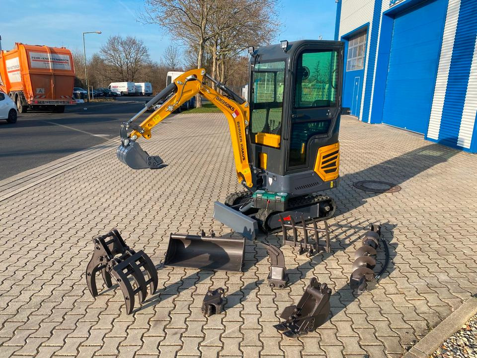Minibagger BK950KS + Zubehör *INKL.19% MWST*BERGER KRAUS*KABINE*SOFORT!* - Mini bager: slika 2 Minibagger BK950KS + Zubehör *INKL.19% MWST*BERGER KRAUS*KABINE*SOFORT!* - Mini bager: slika 2