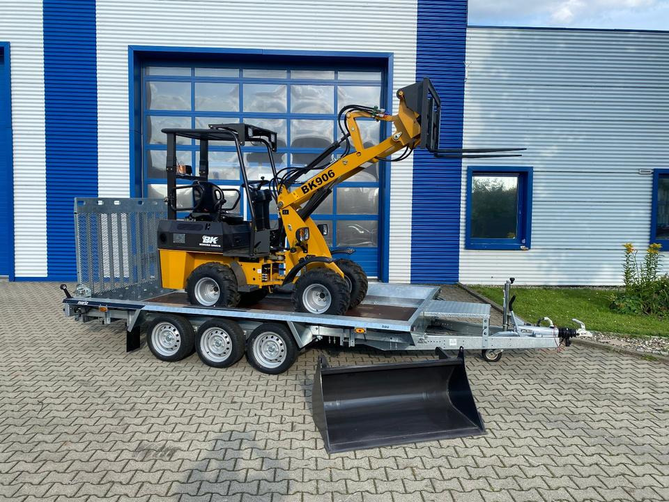 Radlader/Hoflader BK906 inkl. Tieflader und Gabel/Schaufelpaket *INKL.19% MWST*BERGER KRAUS*PERKINS*SOFORT!* - Zgibni nakladalnik, Prikolica: slika 2 Radlader/Hoflader BK906 inkl. Tieflader und Gabel/Schaufelpaket *INKL.19% MWST*BERGER KRAUS*PERKINS*SOFORT!* - Zgibni nakladalnik, Prikolica: slika 2