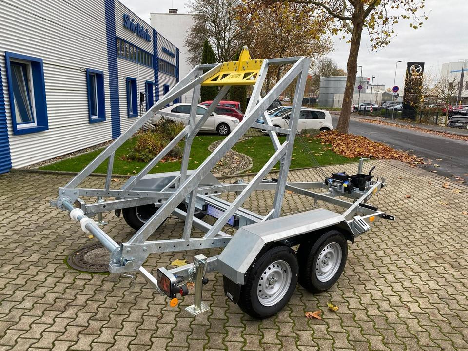 Kabelska prikolica Vermietung / Kabelanhänger 3500KG E-Winde / Nutzlast 2825KG / Kabeltrommel-Anhänger / Glasfaser/ 1 Monat: slika 9