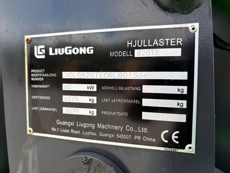 LIUGONG 820 TE Electric - Kolesni nakladalec: slika 5 LIUGONG 820 TE Electric - Kolesni nakladalec: slika 5