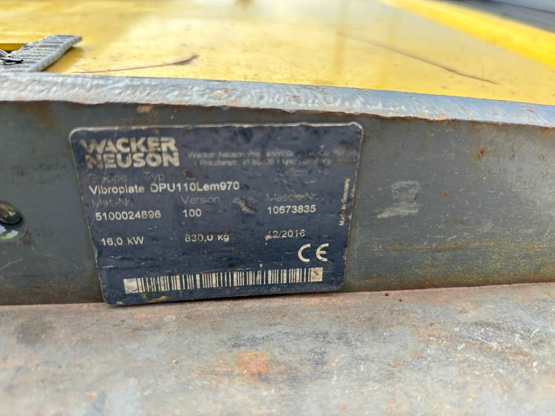 WACKER NEUSON DPU110Lem970 - Vibracijska plošča: slika 5 WACKER NEUSON DPU110Lem970 - Vibracijska plošča: slika 5