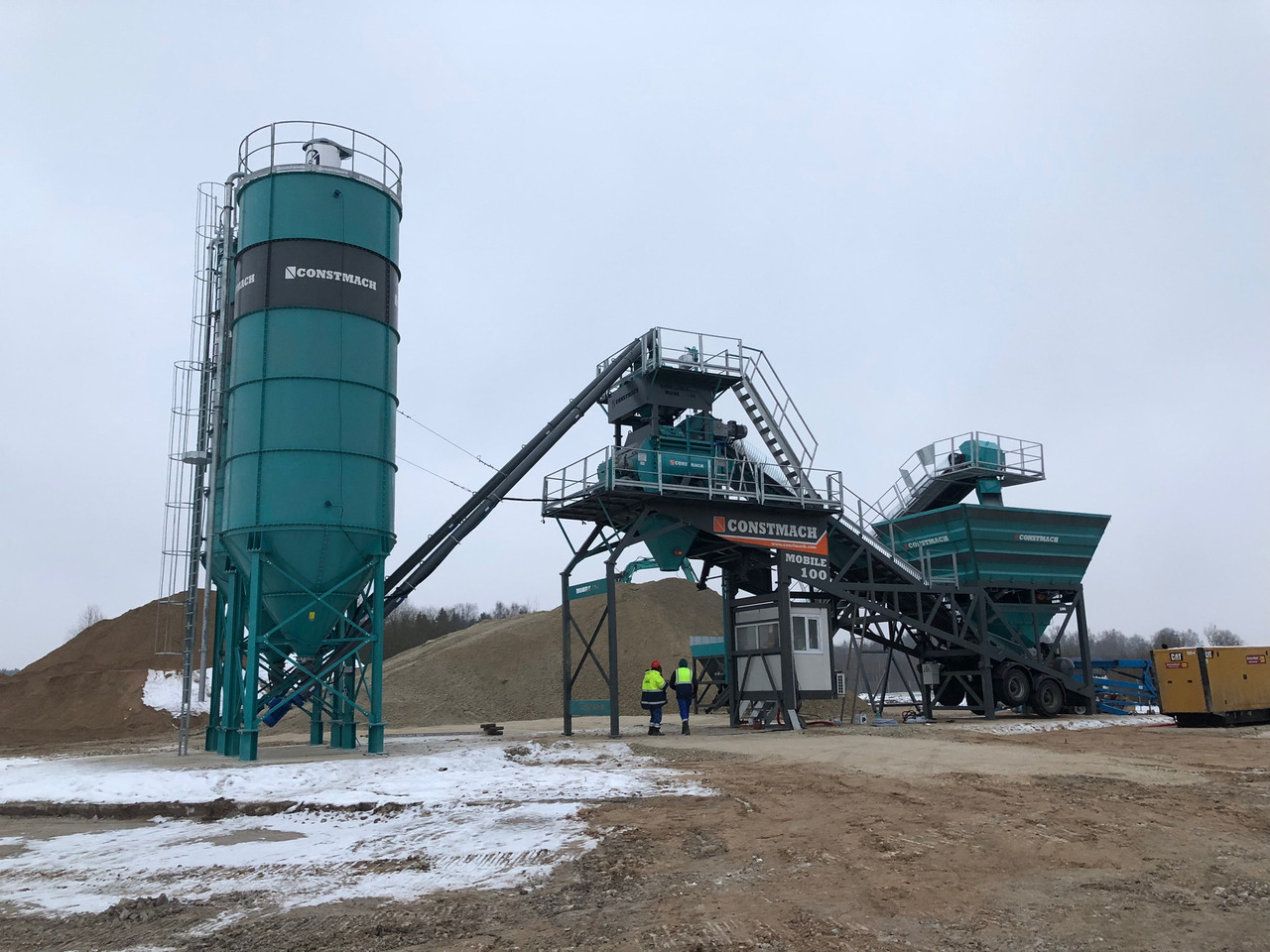 Constmach 100 m³/h Mobile Concrete Batching Plant - Betonarna: slika 3 Constmach 100 m³/h Mobile Concrete Batching Plant - Betonarna: slika 3
