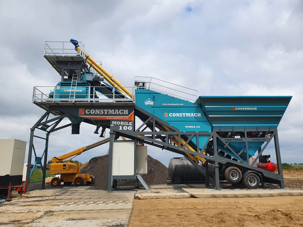 Constmach 100 m³/h Mobile Concrete Batching Plant - Betonarna: slika 5 Constmach 100 m³/h Mobile Concrete Batching Plant - Betonarna: slika 5