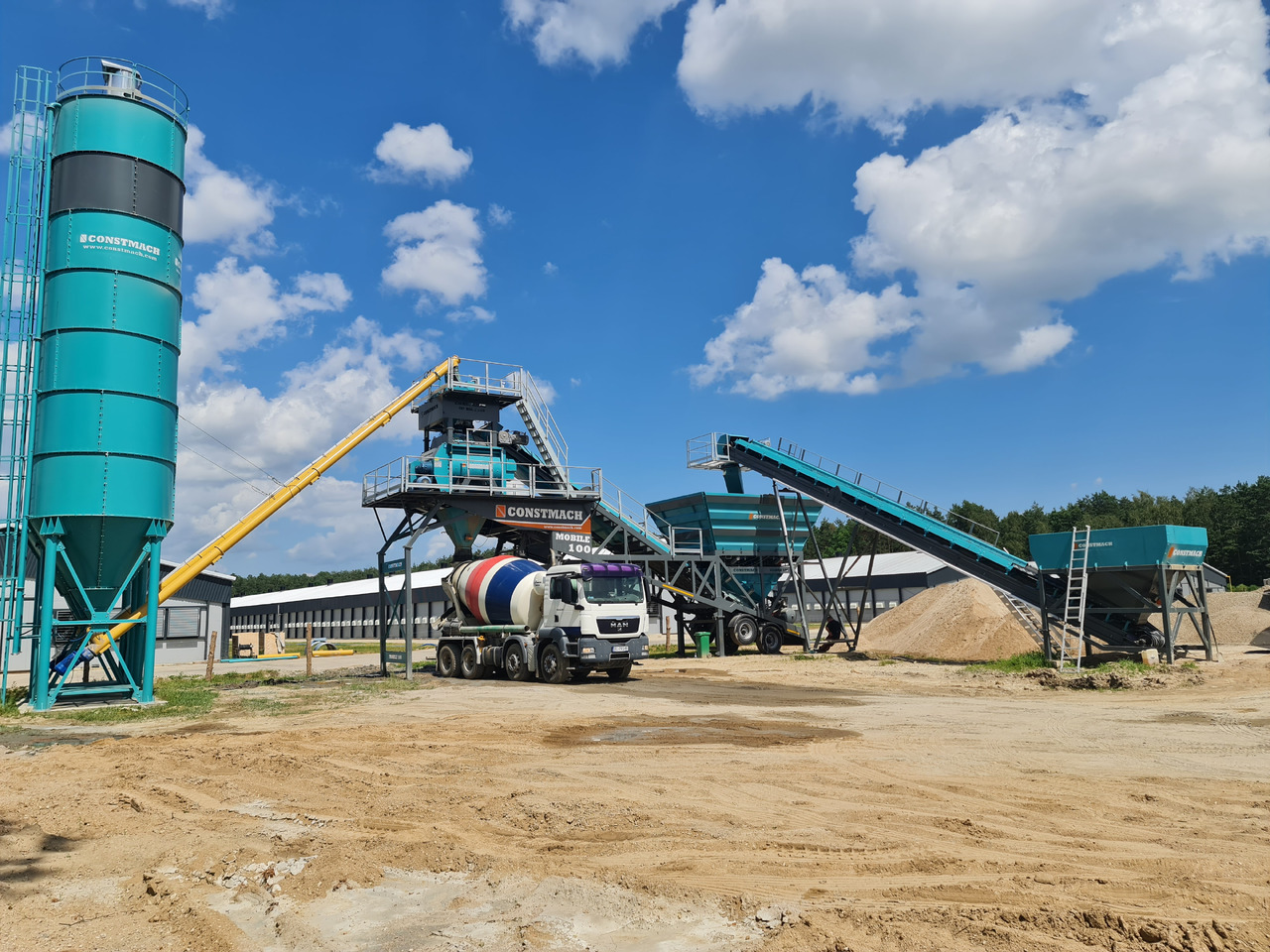 Constmach 100 m³/h Mobile Concrete Batching Plant - Betonarna: slika 4 Constmach 100 m³/h Mobile Concrete Batching Plant - Betonarna: slika 4