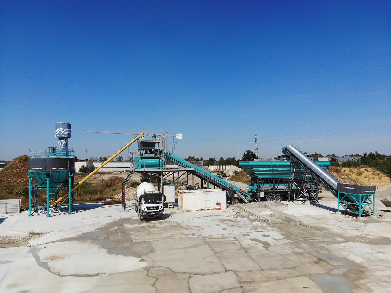 Constmach 120 m³/h Mobile Concrete Batching Plant - Betonarna: slika 2 Constmach 120 m³/h Mobile Concrete Batching Plant - Betonarna: slika 2