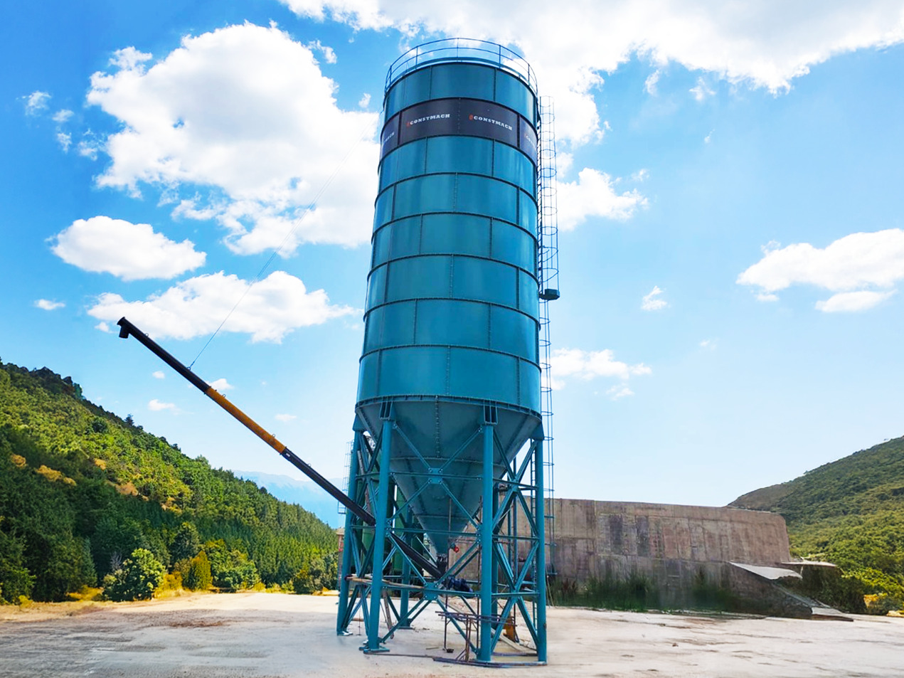 Constmach 500 Ton Capacity Cement Silo - Silos za cement: slika 1 Constmach 500 Ton Capacity Cement Silo - Silos za cement: slika 1