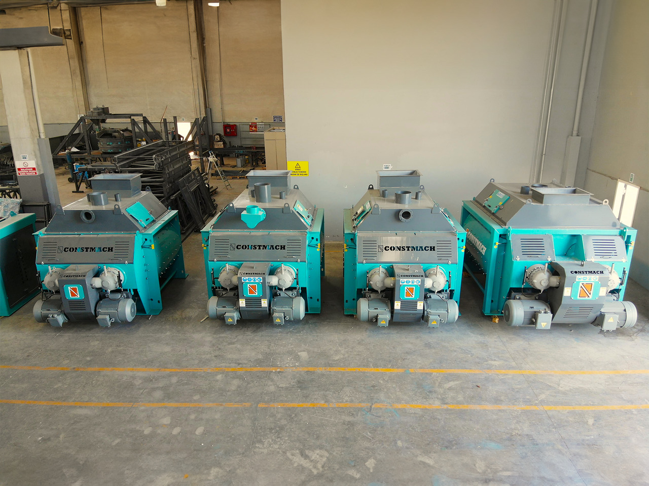 Constmach Double Shaft Concrete Mixer (Paddle Mixer) - Mešalec za beton: slika 4 Constmach Double Shaft Concrete Mixer (Paddle Mixer) - Mešalec za beton: slika 4