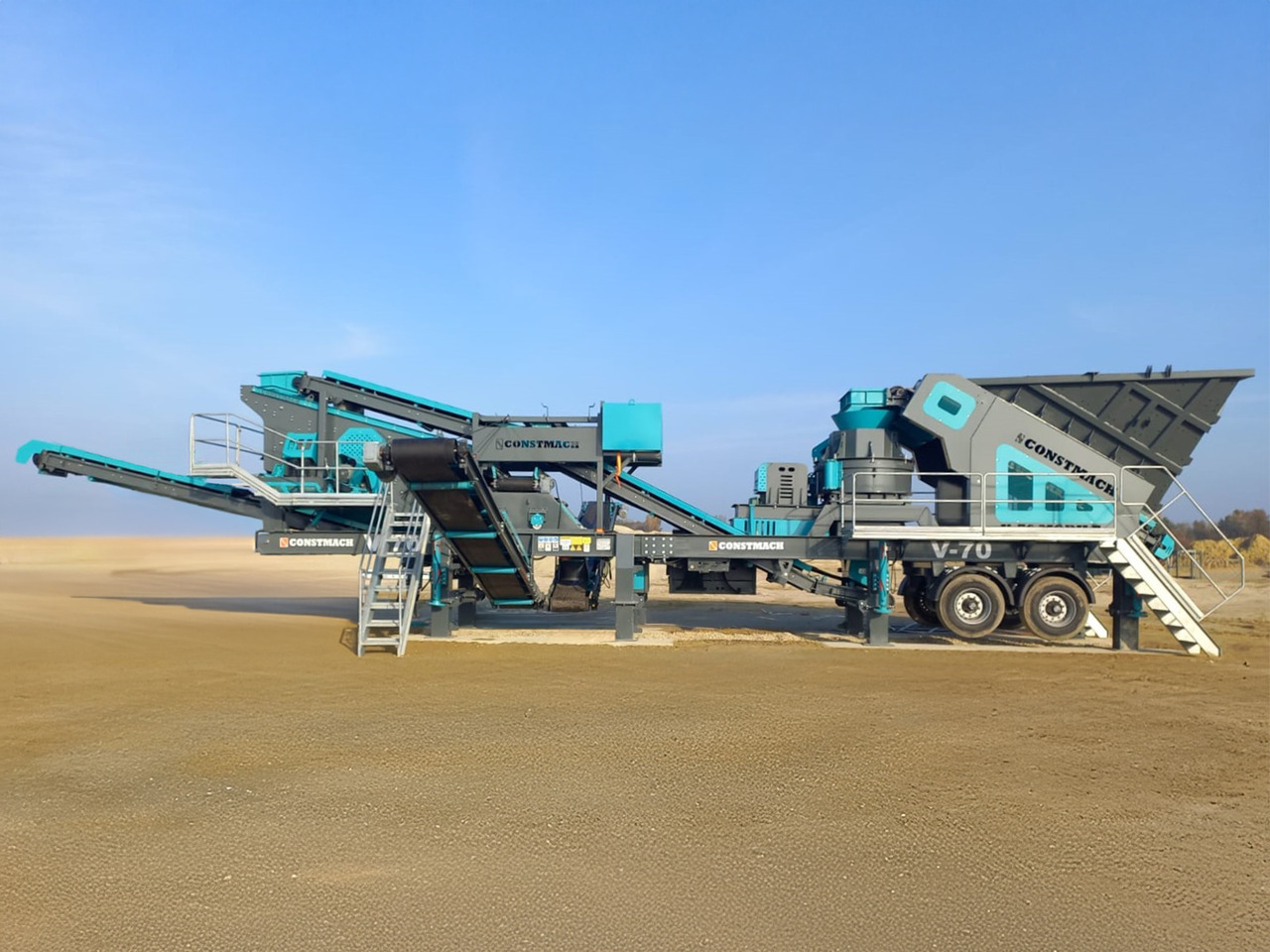 Constmach Mobiler Prallbrecher mit vertikaler Welle und einer Kapazität von 100–150 Tonnen - Mobilni drobilec: slika 5 Constmach Mobiler Prallbrecher mit vertikaler Welle und einer Kapazität von 100–150 Tonnen - Mobilni drobilec: slika 5