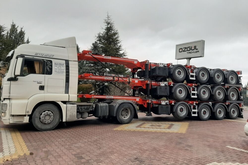 Özgül 4 AXLE HIGH CUBE CONTAINER CARRIER - Kontejnerska polprikolica/ Polprikolica z zamenljivim tovoriščem: slika 1 Özgül 4 AXLE HIGH CUBE CONTAINER CARRIER - Kontejnerska polprikolica/ Polprikolica z zamenljivim tovoriščem: slika 1