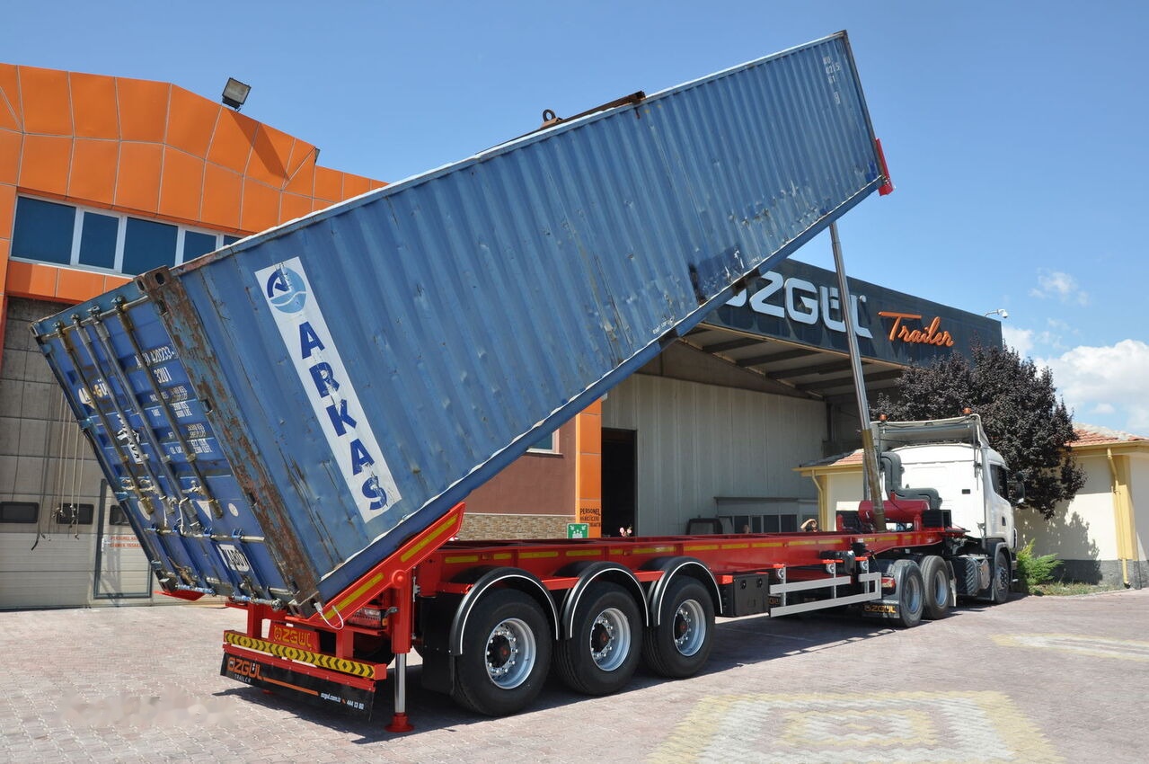 Kontejnerska polprikolica/ Polprikolica z zamenljivim tovoriščem za transport kontejnerjev Özgül 40 FT TIPPING CONTAINER CHASSIS: slika 8