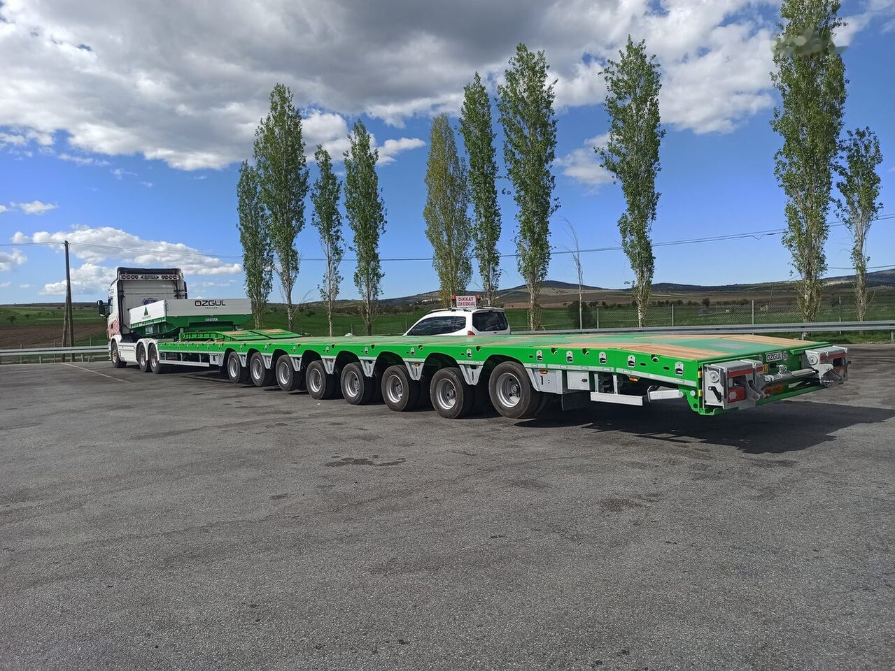 Nov Nizko noseča prikolica za transport težkih strojev Özgül 8 AXLE LOWBED SEMI TRAILER: slika 16