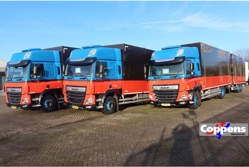 DAF CF 410 DAF CF 410 Bakwagen+Trailer 2x DHollandia 2000kg 6 stuks in voorraad!! - Tovornjak zabojnik: slika 1 DAF CF 410 DAF CF 410 Bakwagen+Trailer 2x DHollandia 2000kg 6 stuks in voorraad!! - Tovornjak zabojnik: slika 1