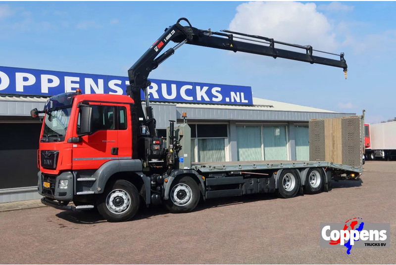 MAN TGS 35.360 8X2 Euro 6 Oprijwagen + HIAB 228 E 3 kraan. Radio grafisch + winch - Tovornjak z dvigalom: slika 1 MAN TGS 35.360 8X2 Euro 6 Oprijwagen + HIAB 228 E 3 kraan. Radio grafisch + winch - Tovornjak z dvigalom: slika 1
