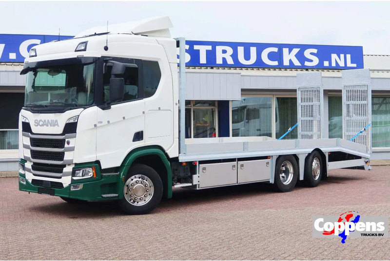 Scania R500 NGS Machinetransport 6x2 Hydralische oprijplaten. Binnenkort leverbaar. - Tovornjak avtotransporter: slika 1 Scania R500 NGS Machinetransport 6x2 Hydralische oprijplaten. Binnenkort leverbaar. - Tovornjak avtotransporter: slika 1