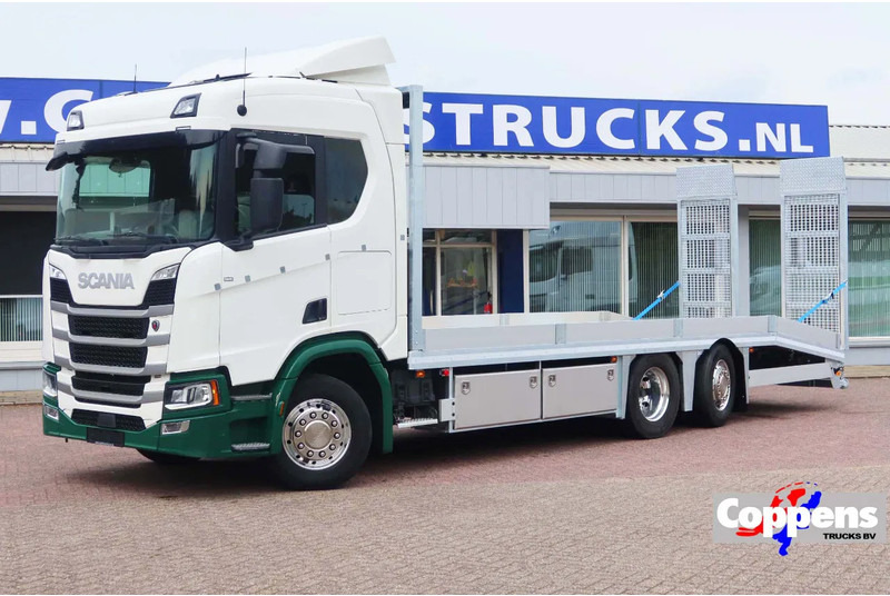 Scania R500 NGS Machinetransport 6x2 Hydralische oprijplaten - Tovornjak avtotransporter: slika 1 Scania R500 NGS Machinetransport 6x2 Hydralische oprijplaten - Tovornjak avtotransporter: slika 1