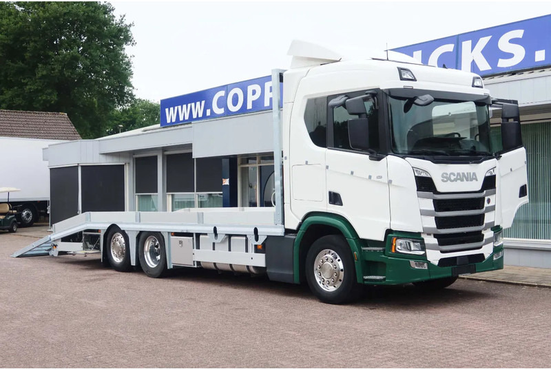 Scania R500 NGS Oprijwagen 6x2 E6 Nieuwe Laadbak met Hydraulische rijpaten - Tovornjak avtotransporter: slika 2 Scania R500 NGS Oprijwagen 6x2 E6 Nieuwe Laadbak met Hydraulische rijpaten - Tovornjak avtotransporter: slika 2