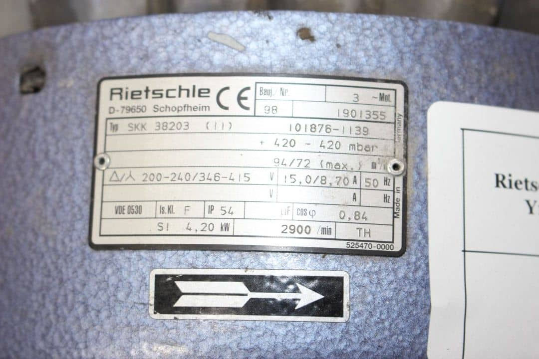 Rietschle SKK 38203 (11) - Industrijska oprema: slika 5 Rietschle SKK 38203 (11) - Industrijska oprema: slika 5