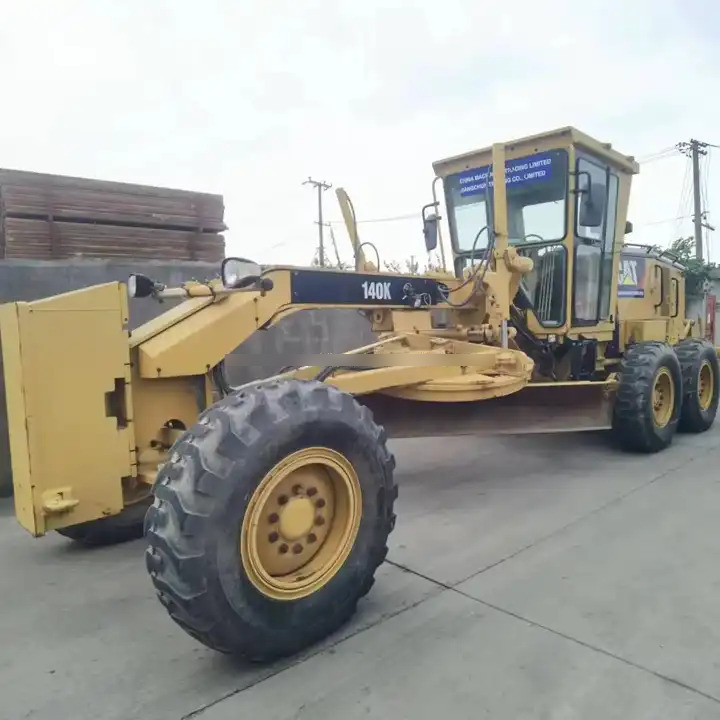 Orginal used cat 140K motor grader with CAT C7 engine in Shanghai China - Greder: slika 1 Orginal used cat 140K motor grader with CAT C7 engine in Shanghai China - Greder: slika 1