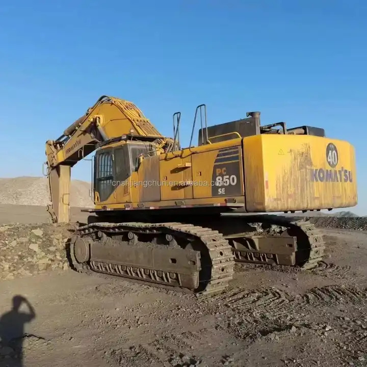 Secondhand Komatsu pc850 Komatsu 85 tons of excavator used komatsu PC850 excavator change rock arm crushing hammer - Bager: slika 1 Secondhand Komatsu pc850 Komatsu 85 tons of excavator used komatsu PC850 excavator change rock arm crushing hammer - Bager: slika 1