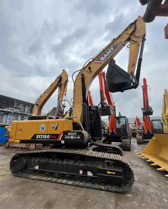 Used digger second Hand 20 ton Excavator Sany 215cpro Crawler Excavator on sale - Bager goseničar: slika 5 Used digger second Hand 20 ton Excavator Sany 215cpro Crawler Excavator on sale - Bager goseničar: slika 5
