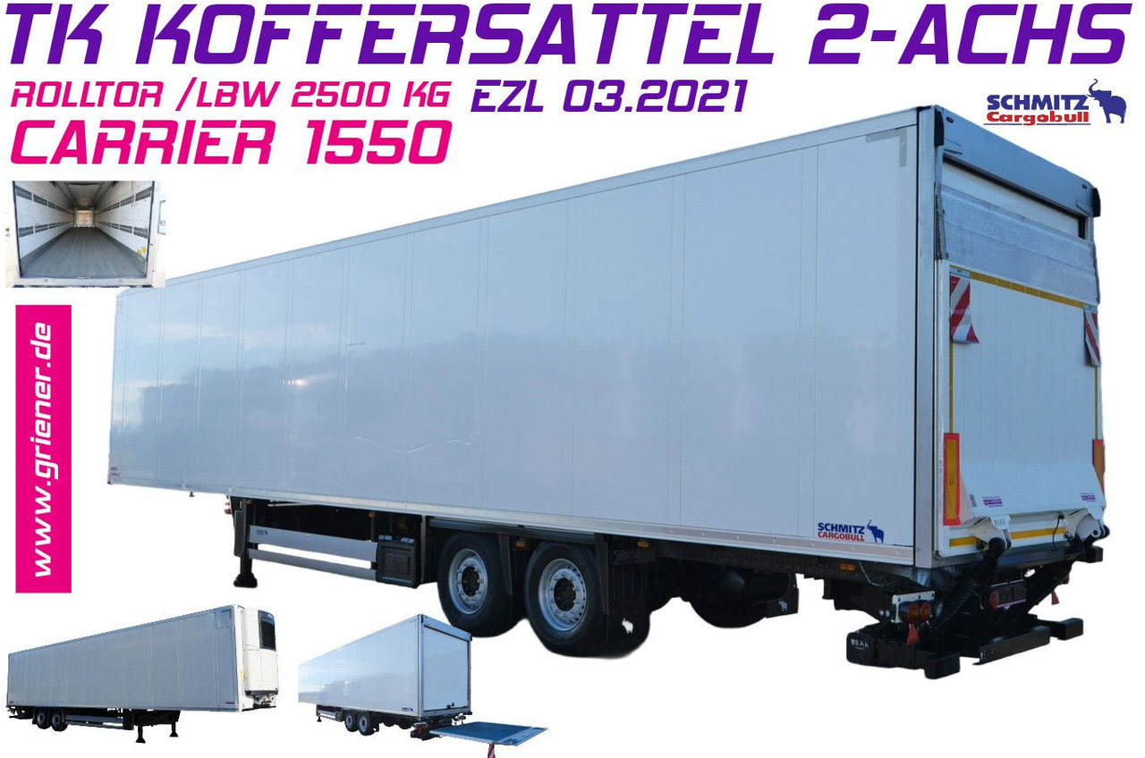 Schmitz Cargobull SKO 18 /LBW BÄR 2500 kg / CARRIER 1550 / ROLLTOR - Polprikolica zabojnik: slika 1 Schmitz Cargobull SKO 18 /LBW BÄR 2500 kg / CARRIER 1550 / ROLLTOR - Polprikolica zabojnik: slika 1