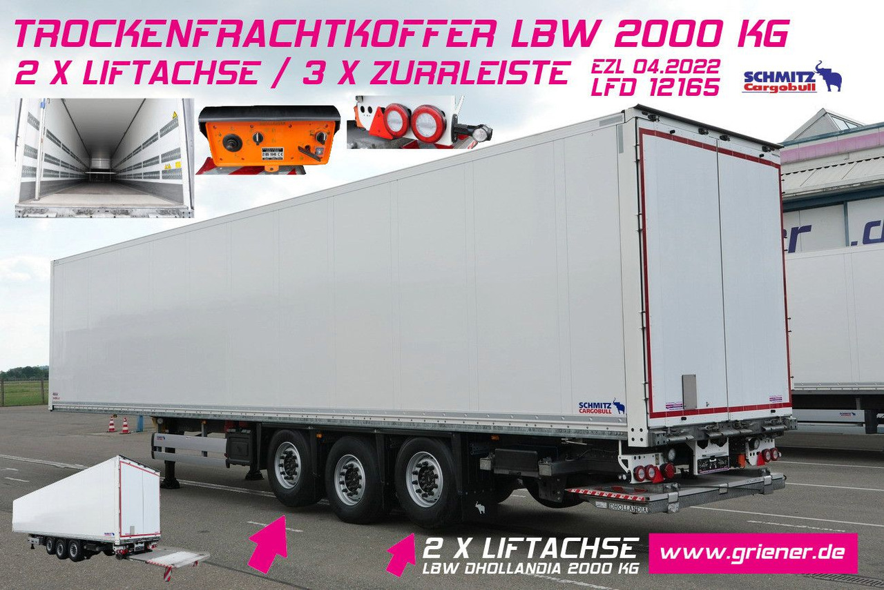Schmitz Cargobull SKO 24/3 x ZURR/2 x LIFT /LBW 2000 kg / 2,70 - Polprikolica zabojnik: slika 1 Schmitz Cargobull SKO 24/3 x ZURR/2 x LIFT /LBW 2000 kg / 2,70 - Polprikolica zabojnik: slika 1