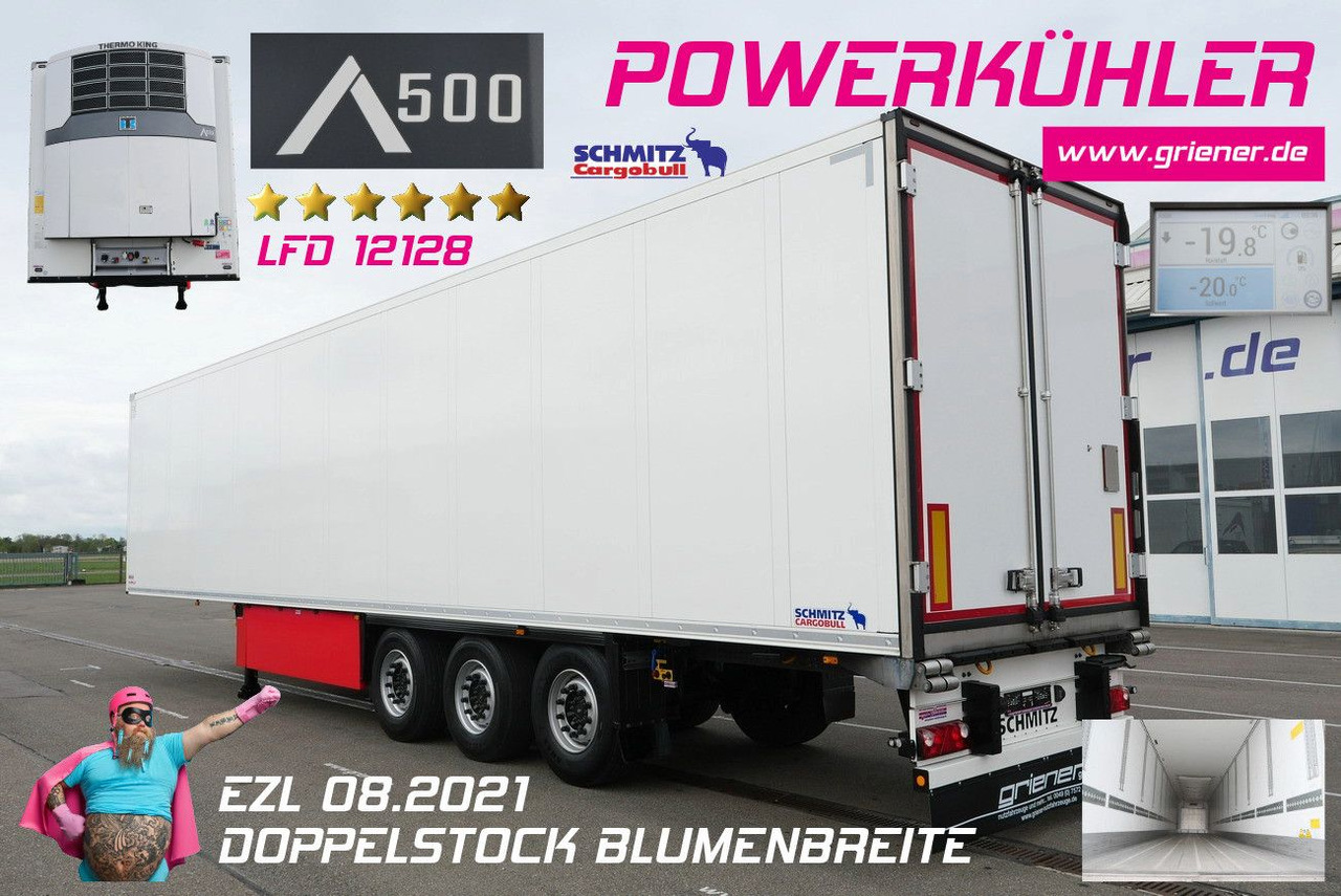 Schmitz Cargobull SKO 24/DOPPELSTOCK BLUMEN TK A500 DRP 5 x vorh. - Polprikolica hladilnik: slika 1 Schmitz Cargobull SKO 24/DOPPELSTOCK BLUMEN TK A500 DRP 5 x vorh. - Polprikolica hladilnik: slika 1