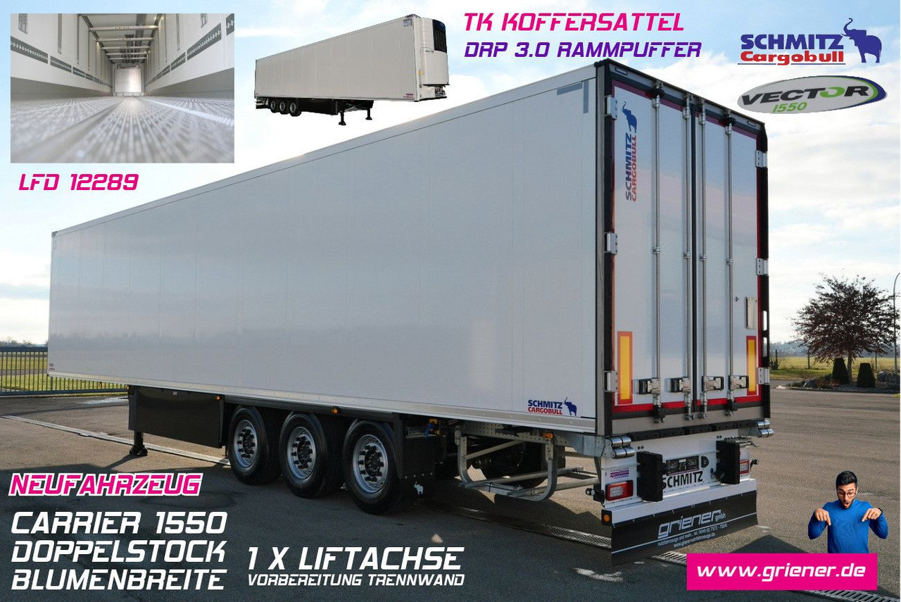 Schmitz Cargobull SKO 24/FP 45 cool /V7 / DOPPELSTOCK/DRP/ 1550 - Polprikolica hladilnik: slika 1 Schmitz Cargobull SKO 24/FP 45 cool /V7 / DOPPELSTOCK/DRP/ 1550 - Polprikolica hladilnik: slika 1