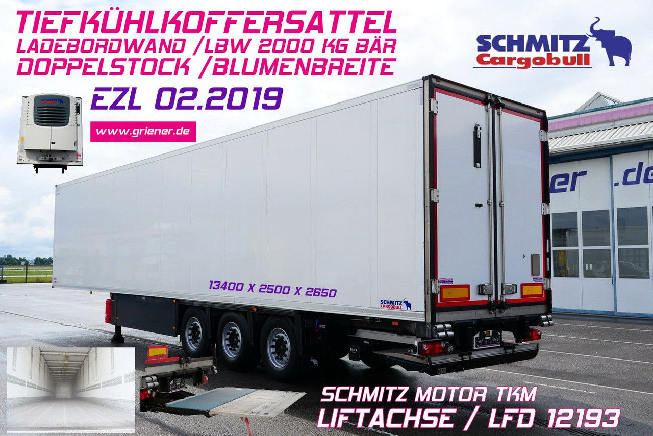 Schmitz Cargobull SKO 24/ LBW 2000 kg /BLUMEN FP 45 / TK TKM / DS - Polprikolica hladilnik: slika 1 Schmitz Cargobull SKO 24/ LBW 2000 kg /BLUMEN FP 45 / TK TKM / DS - Polprikolica hladilnik: slika 1