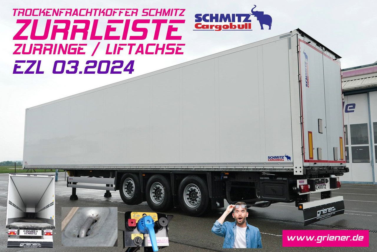 Schmitz Cargobull SKO/SBO 24 ZURRLEISTE / ZURRINGE / LIFTACHSE - Polprikolica zabojnik: slika 1 Schmitz Cargobull SKO/SBO 24 ZURRLEISTE / ZURRINGE / LIFTACHSE - Polprikolica zabojnik: slika 1