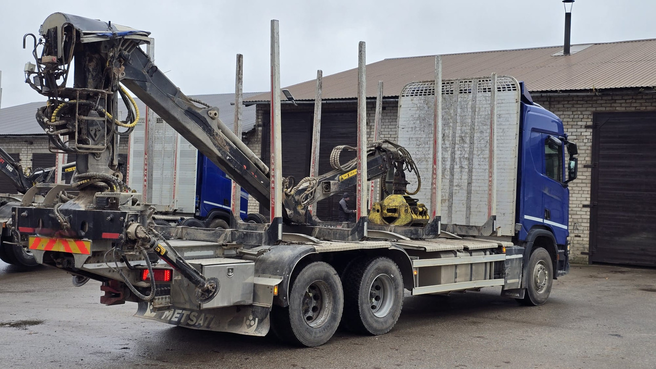 SCANIA R450 - Tovornjak za prevoz lesa, Tovornjak z dvigalom: slika 4 SCANIA R450 - Tovornjak za prevoz lesa, Tovornjak z dvigalom: slika 4