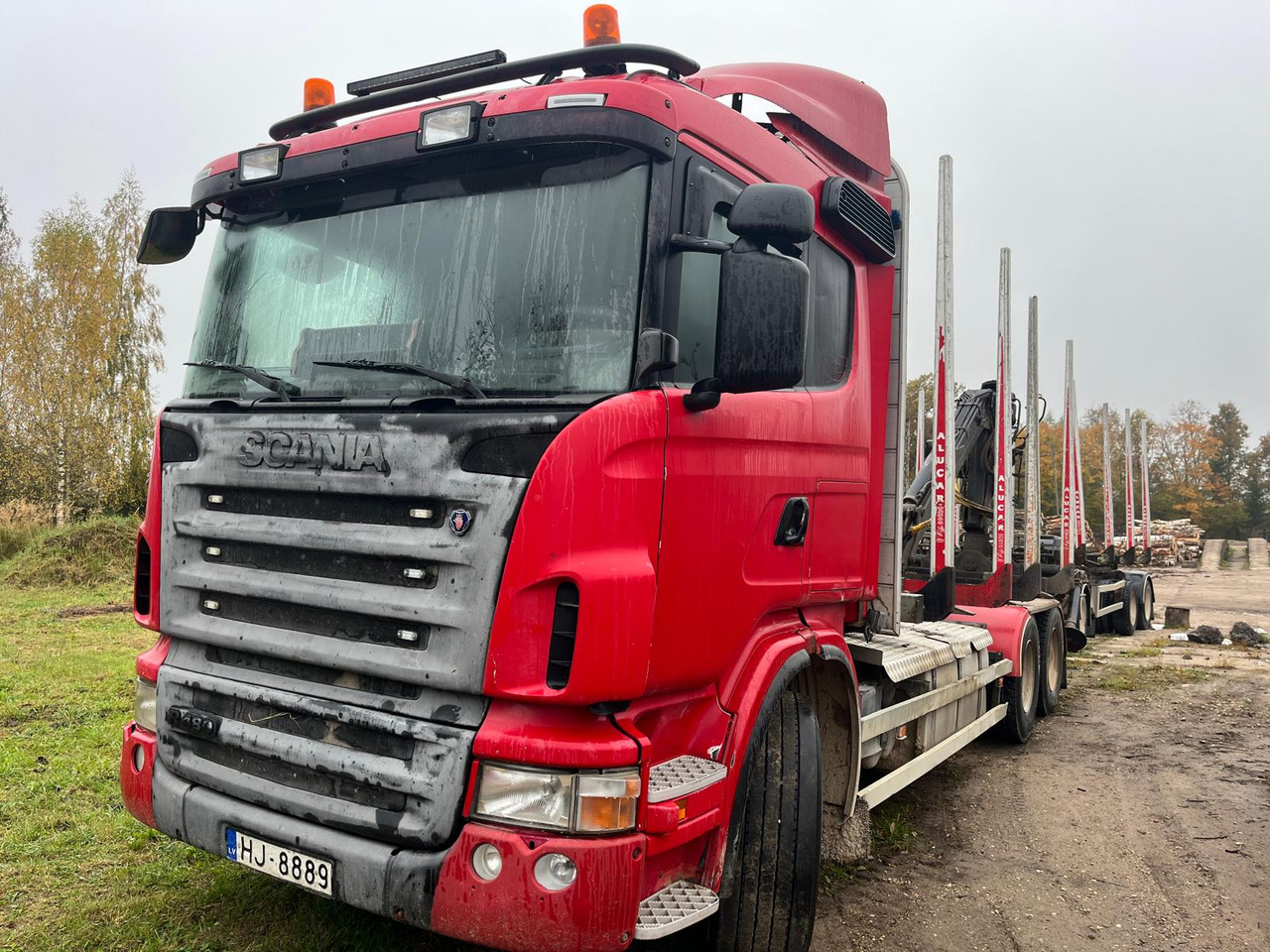 SCANIA R480 - Tovornjak za prevoz lesa, Tovornjak z dvigalom: slika 1 SCANIA R480 - Tovornjak za prevoz lesa, Tovornjak z dvigalom: slika 1