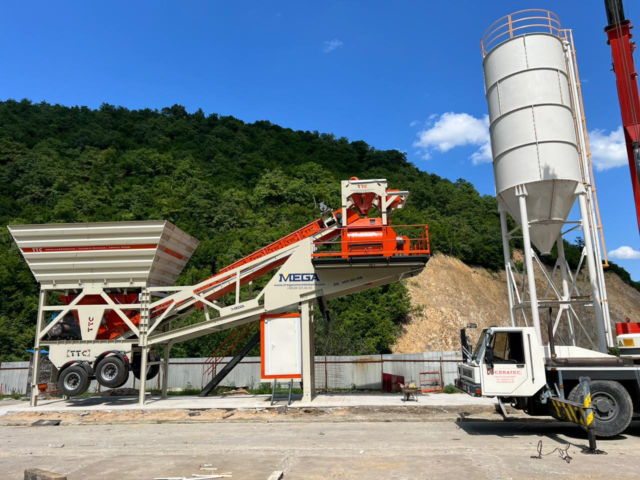 For Sale Mobile Concrete Plant 60 m³ - Betonarna: slika 3 For Sale Mobile Concrete Plant 60 m³ - Betonarna: slika 3