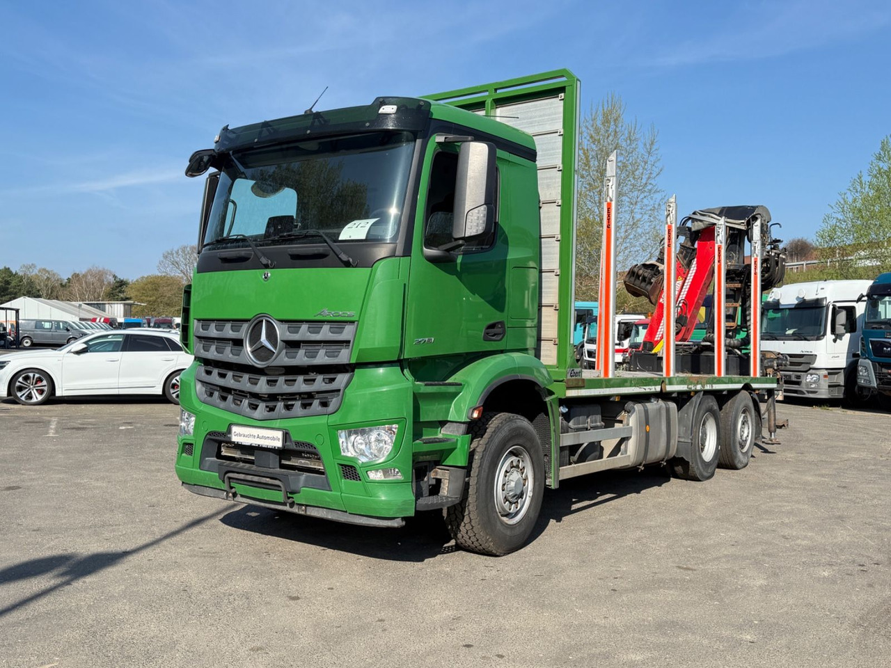 Mercedes-Benz Actros 2571 Holztransporter mit Kran - Tovornjak za prevoz lesa, Tovornjak z dvigalom: slika 3 Mercedes-Benz Actros 2571 Holztransporter mit Kran - Tovornjak za prevoz lesa, Tovornjak z dvigalom: slika 3
