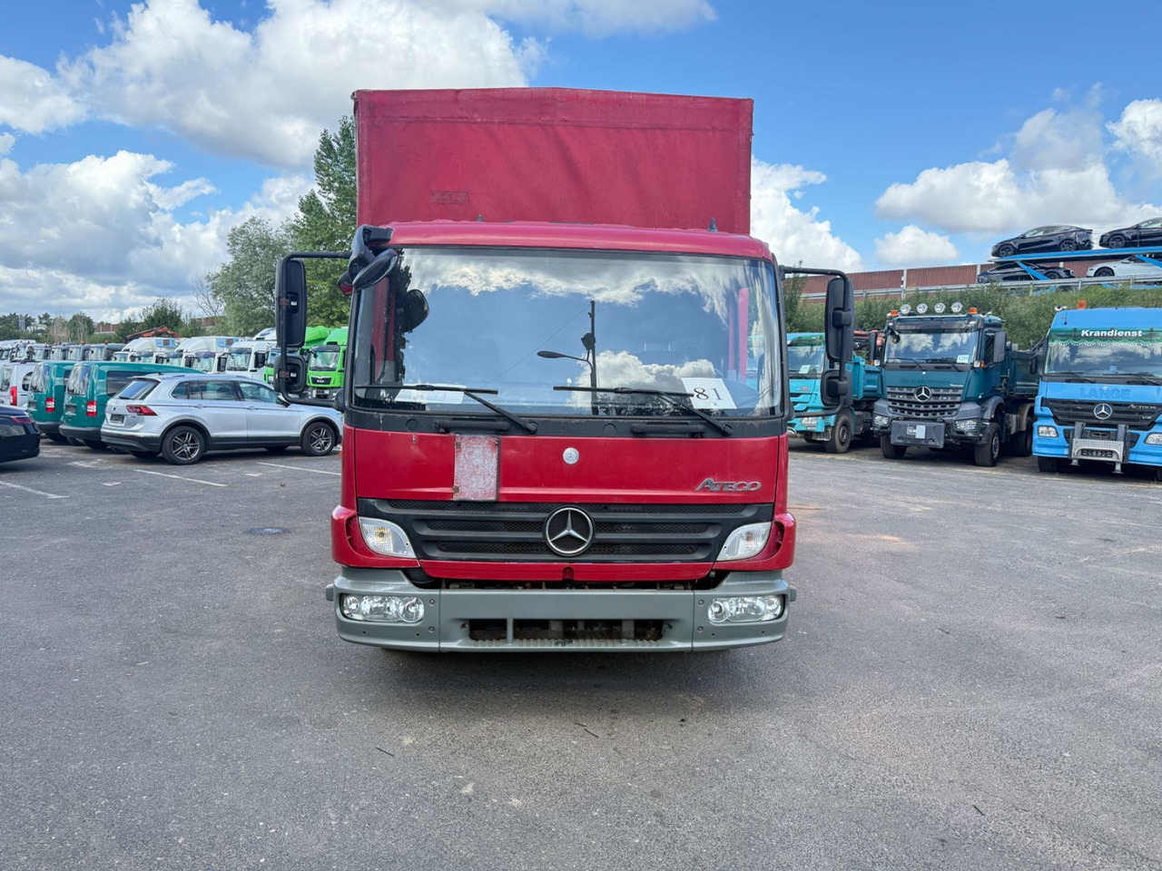 Mercedes-Benz Atego 816 L Lbw Tempomat - Tovornjak s ponjavo: slika 1 Mercedes-Benz Atego 816 L Lbw Tempomat - Tovornjak s ponjavo: slika 1