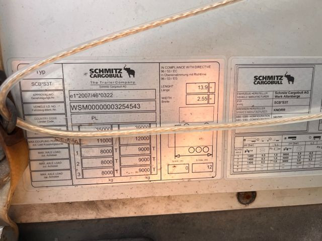 Polprikolica s ponjavo Schmitz Cargobull Cargobull SCB S3T: slika 9